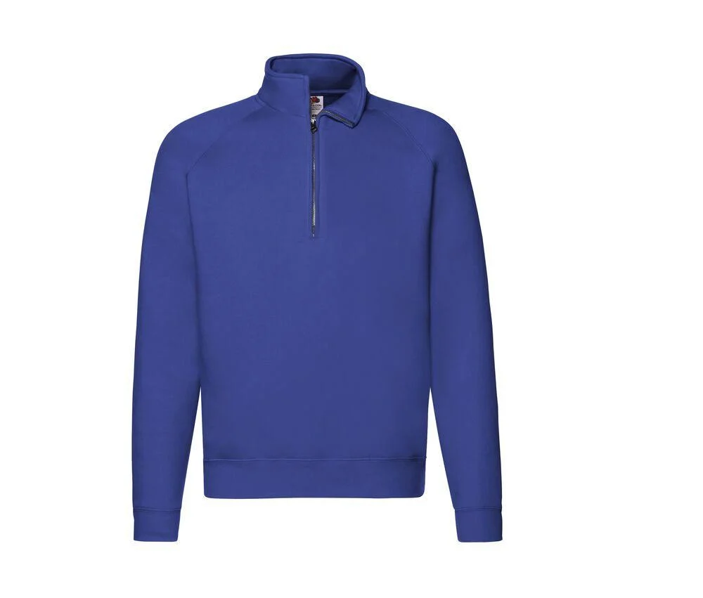 Fruit of the Loom SC276 Sweater met Rits – Royal Blue