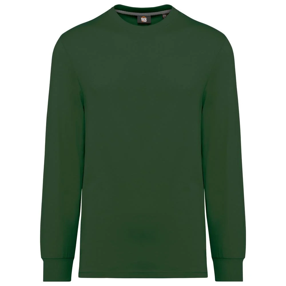 WK. Designed To Work WK303 T-shirt Lange Mouwen – Bosgroen