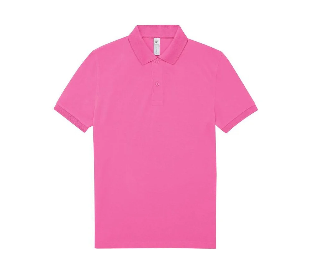 B&C BCU424 Fijne Piqué Polo – Lotus Pink