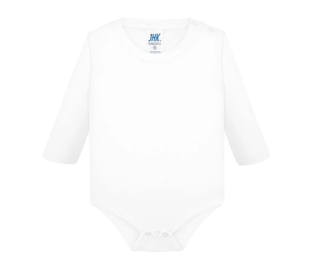 JHK 110 Baby Romper Lange Mouwen – Wit