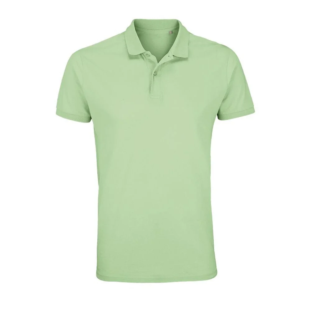 SOL'S 03566 Planet Biologisch Polo Heren – Bevroren groen