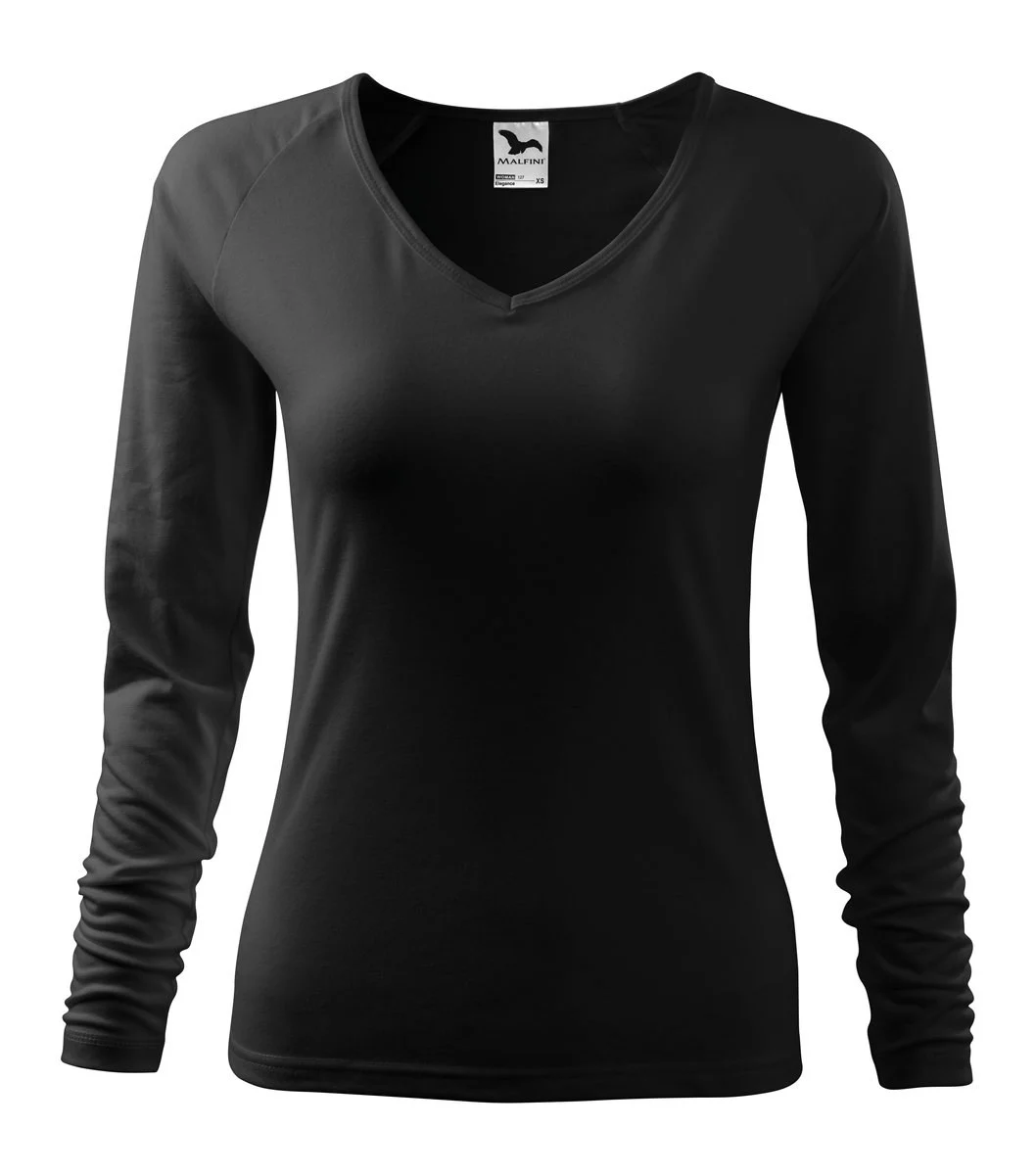 Malfini 127 Elegance T-shirt Dames – Zwart