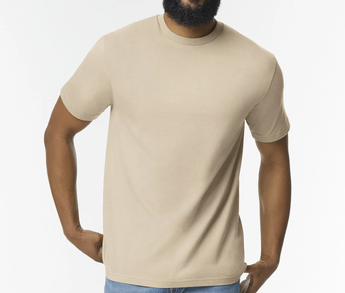 Gildan GN3000 T-shirt Ronde Hals – Sand