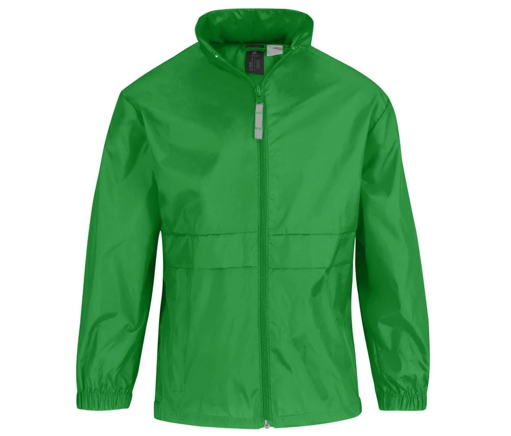 B&C BC301 Sirocco Windjack Kinderen – Real Green