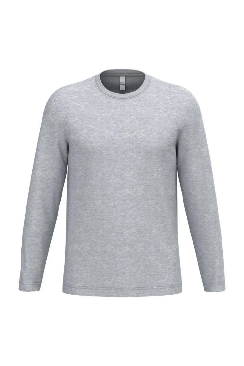 iDeal Basic Brand IB313 T-shirt Lange Mouwen – Ideal Oxford Grey