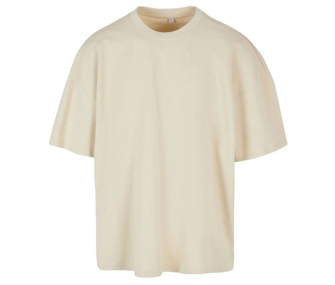 Build Your Brand BY163 Ultra Zwaar Boxy T-shirt – Sand