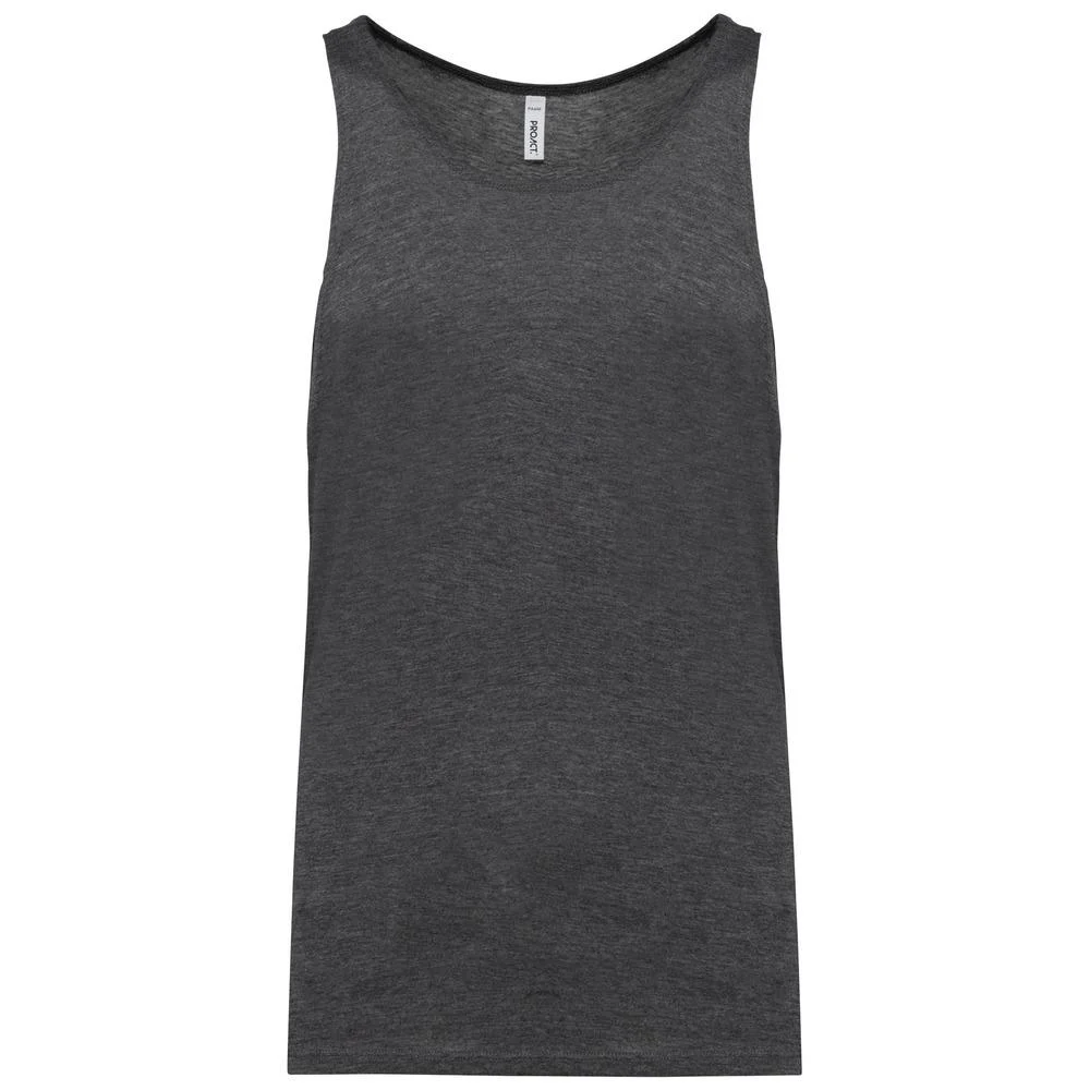 Proact PA446 Tri-Blend Tanktop Heren – Donkergrijze Heide