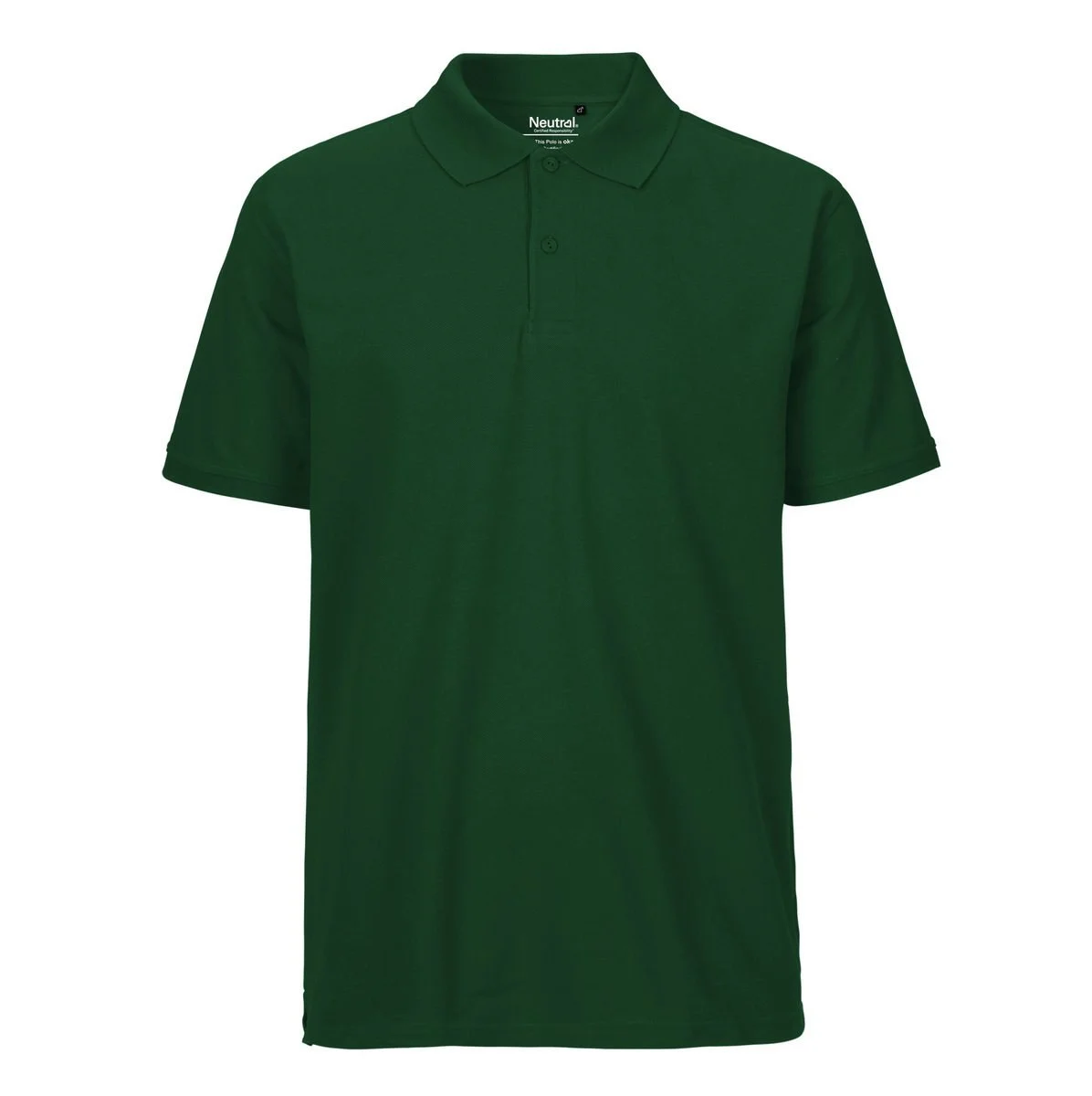 Neutral O20080 Piqué Polo Heren – Bottle Green