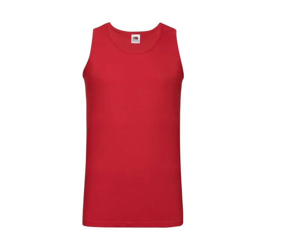 Fruit of the Loom SC235 Tanktop Heren – Rood