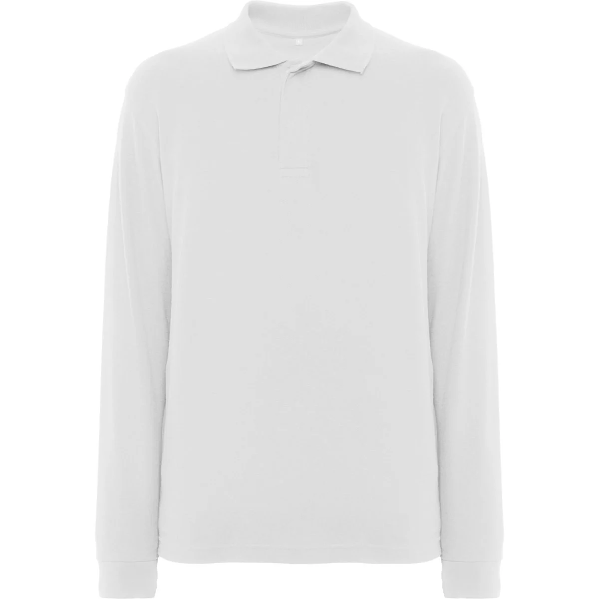 Roly PO8404 Rover Piqué Polo Lange Mouwen – White