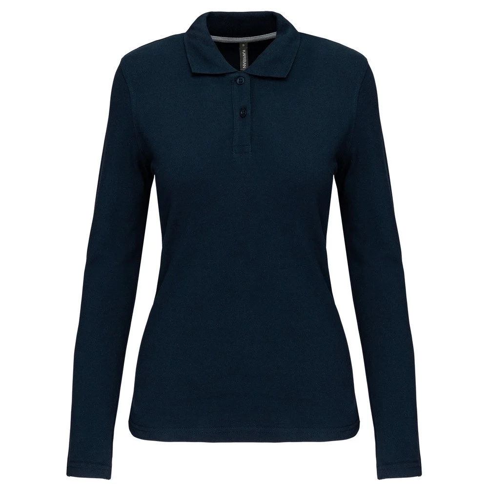 Kariban K244 Polo Lange Mouwen Dames – Marineblauw