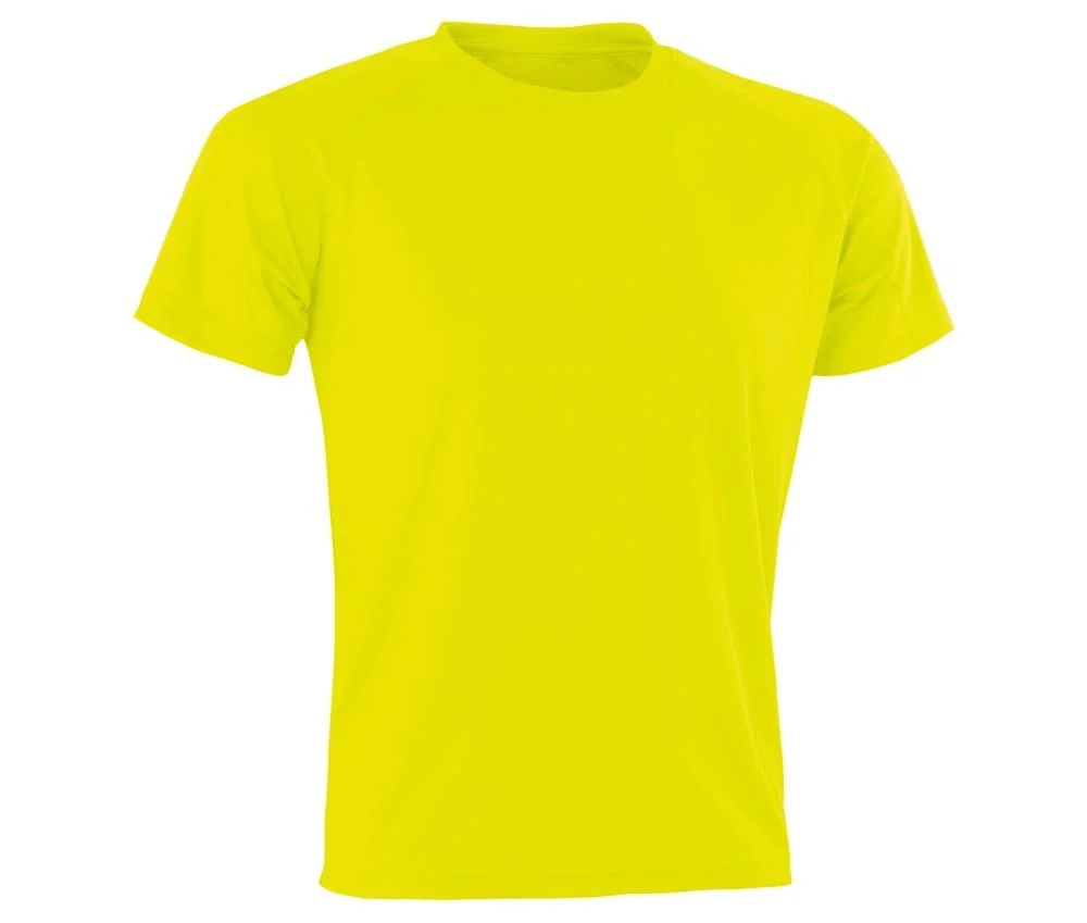 Spiro SP287 Aircool Ademend T-shirt – Flo Yellow