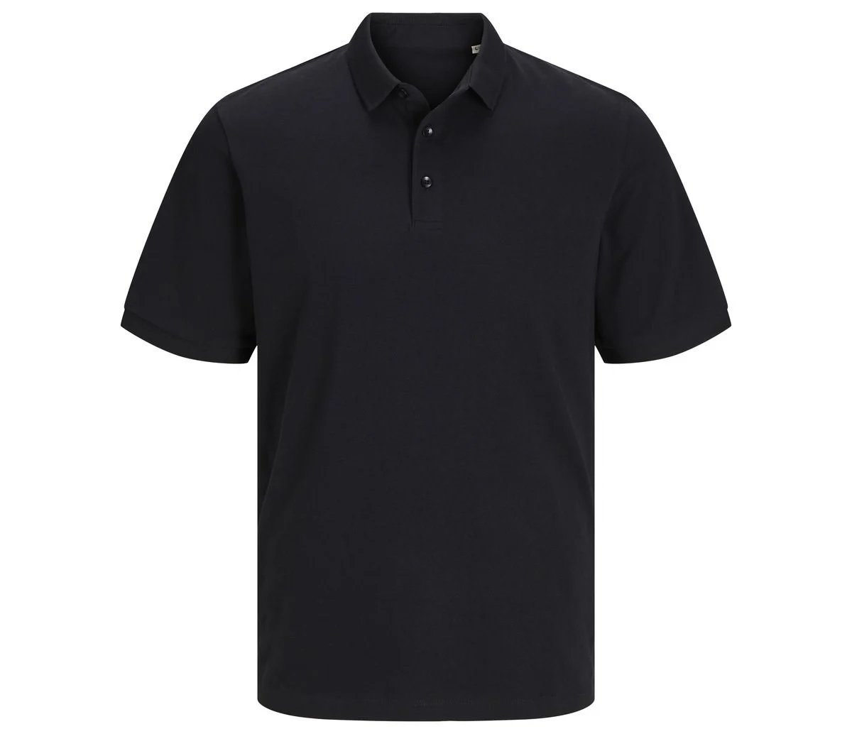 Jack & Jones JJ7556 Polo in Biologisch Katoen – Black