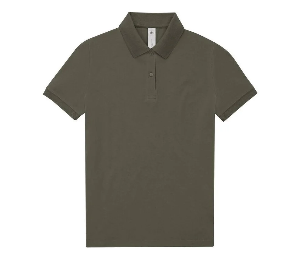 B&C BCW461 Fijne Piqué Polo Dames – Camo Green