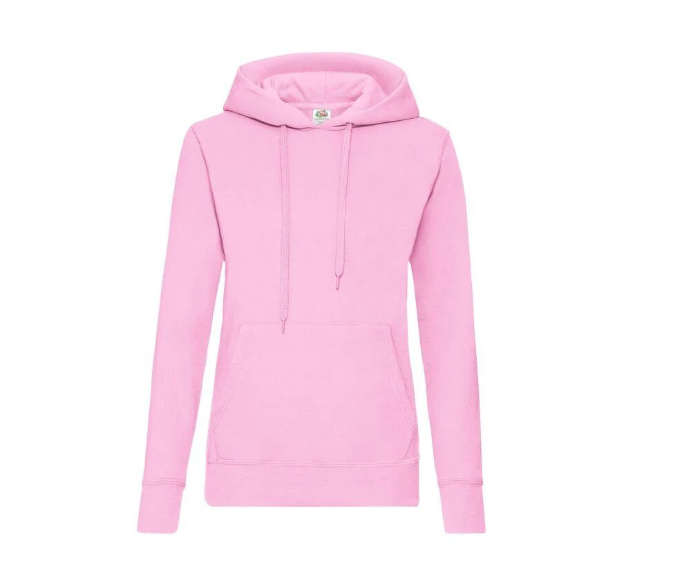 Fruit of the Loom SC269 Dames Hoodie Light Pink