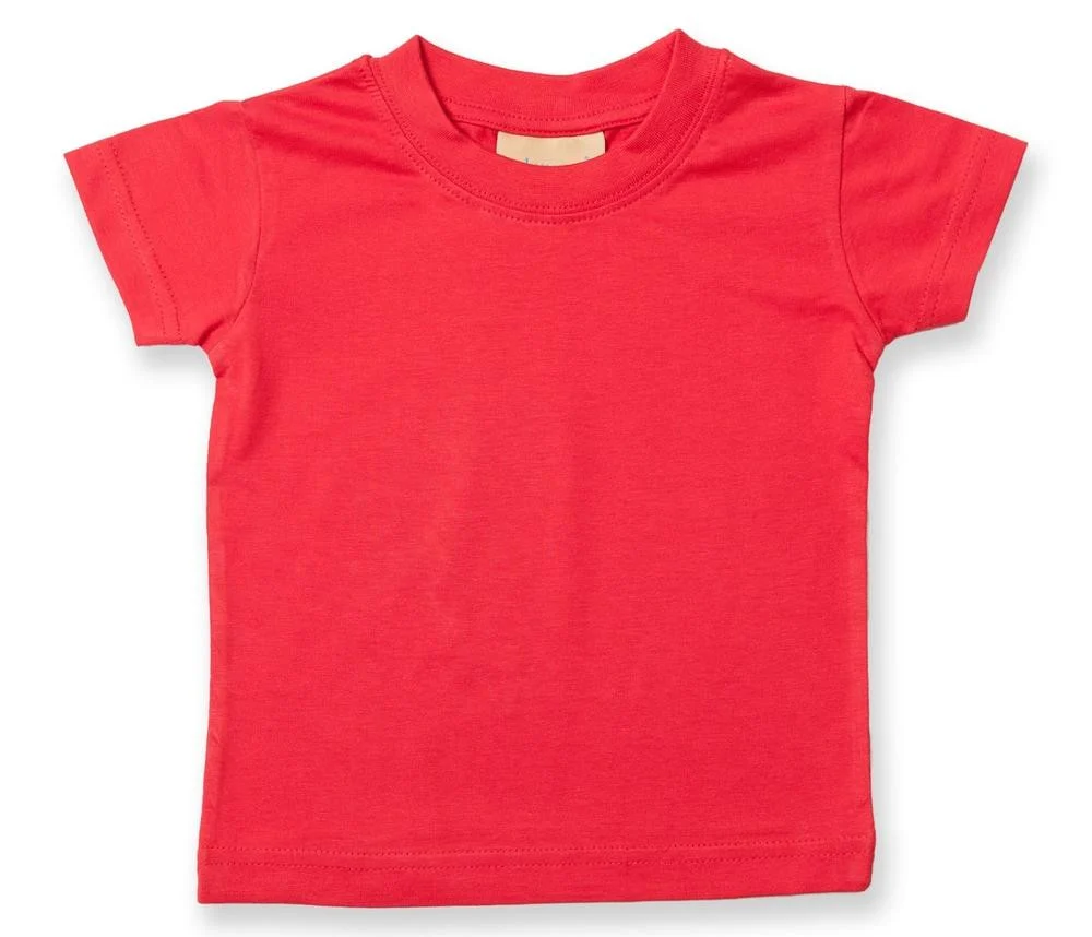 Larkwood LW020 Baby T-shirt – Red