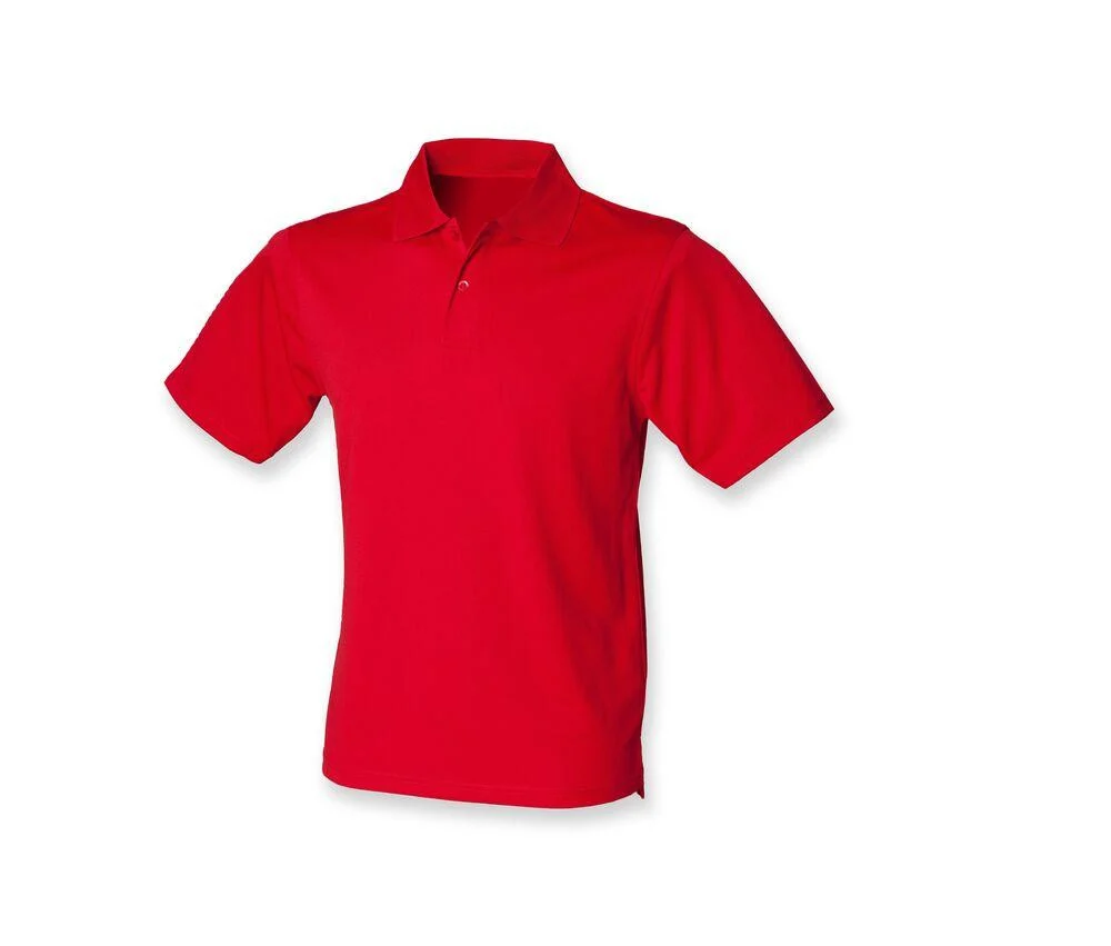 Henbury HY475 Coolplus® Polo – Classic Red / Classic Red