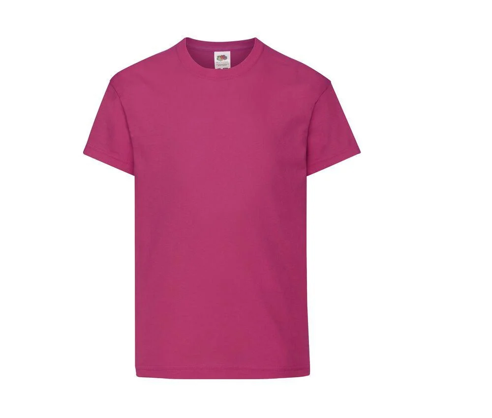 Fruit of the Loom SC1019 Kinder T-shirt – Fuchsia
