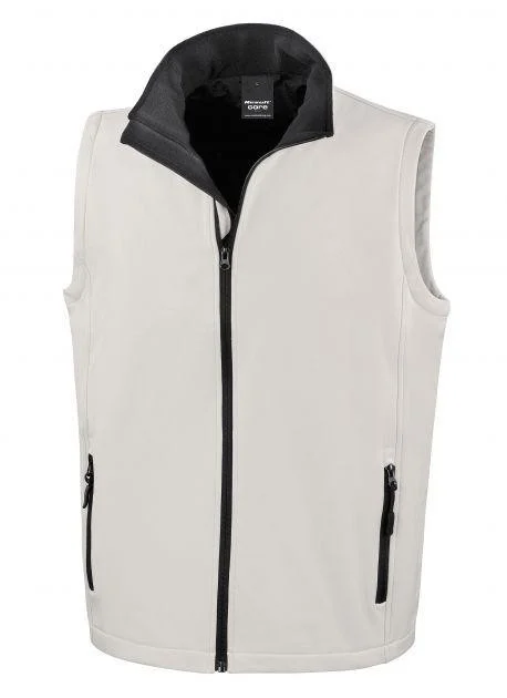 Result RS232 Softshell Bodywarmer Heren – White/Black
