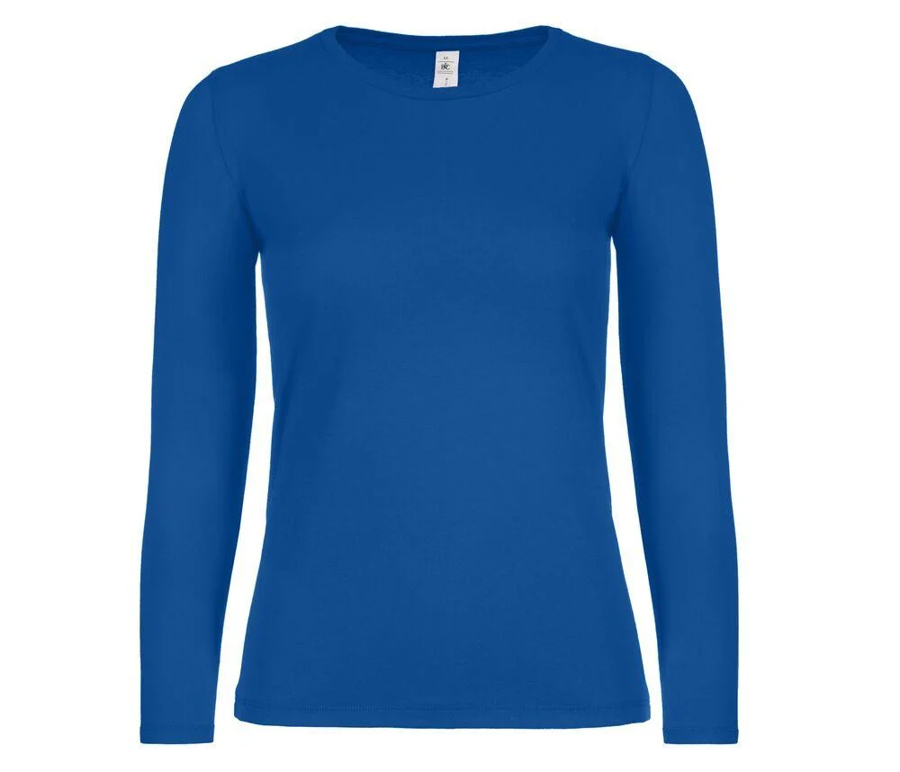 B&C BC06T #E150 T-shirt Lange Mouwen Dames – Royal blue