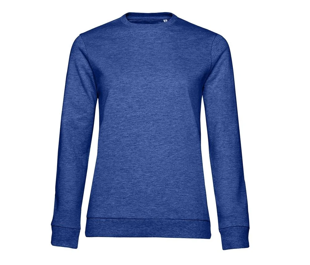 B&C BCW02W Sweater Dames – Heather Royal Blue