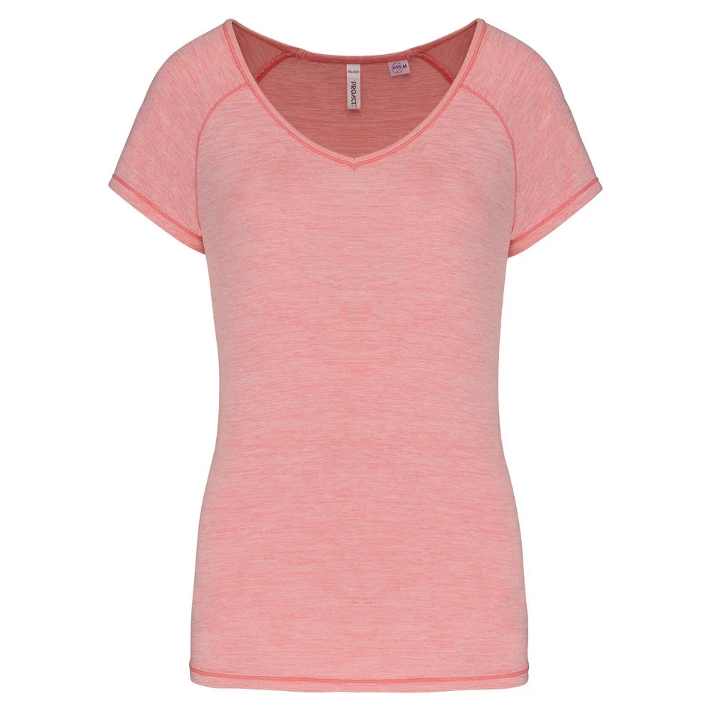 Proact PA4020 Sport T-shirt Dames – Mergel Roze