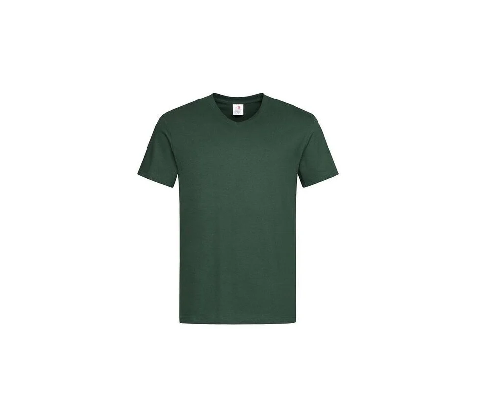 Stedman ST2300 T-shirt V-hals Heren – Fles groen