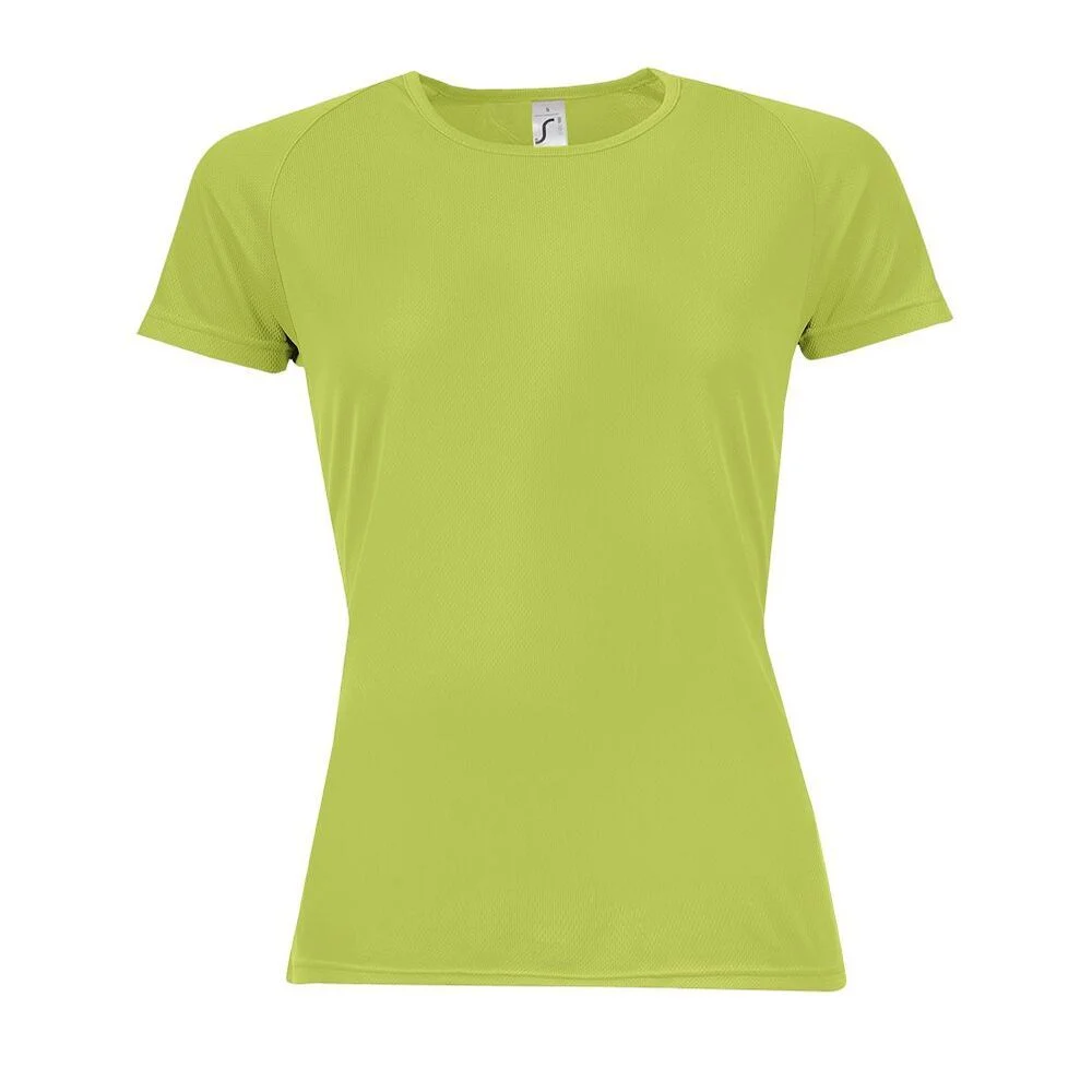 SOL'S 01159 Sport Raglan T-shirt Dames – Appelgroen