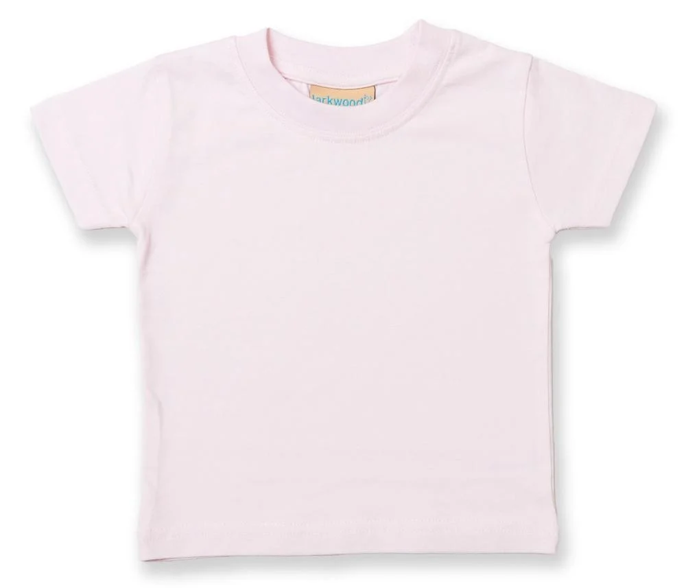 Larkwood LW020 Baby T-shirt – Pale Pink