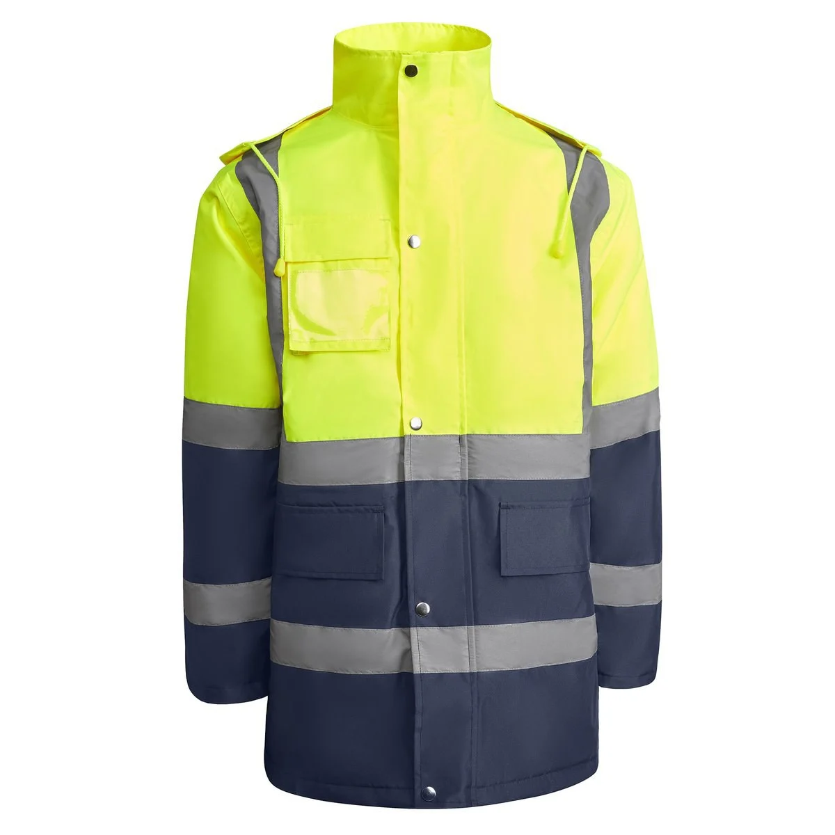 Roly HV9320 Merak Parka Hoge Zichtbaarheid – MARINO/AMARILLO FLUOR
