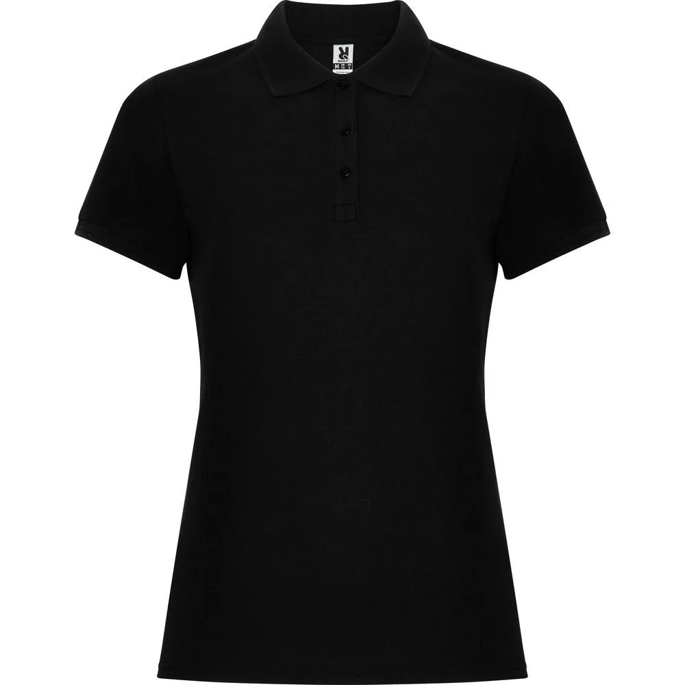 Roly PO6644 Pegaso Polo Dames – Zwart