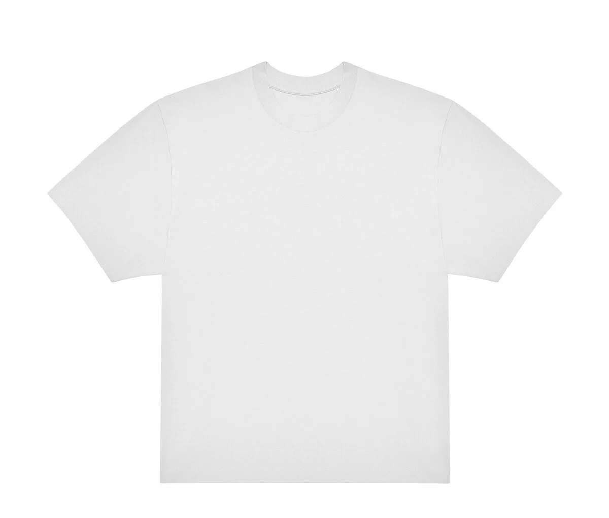 B&C BC10T Zwaar Oversized Unisex T-shirt – White