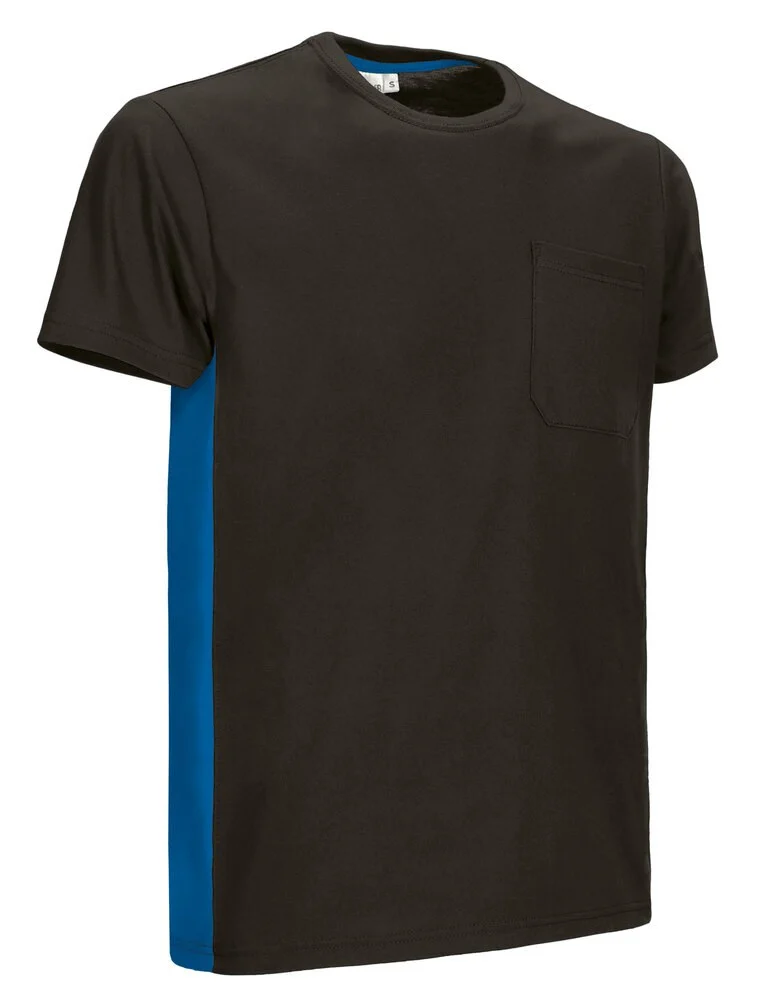 Valento CAVATHU Thunder T-shirt – black-royal blue