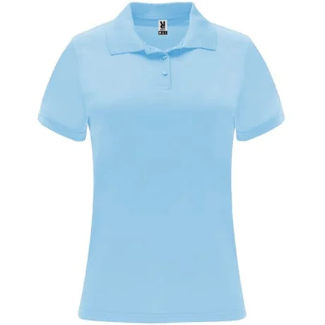 Roly PO0410 Monzha Technische Polo Dames – Sky Blue