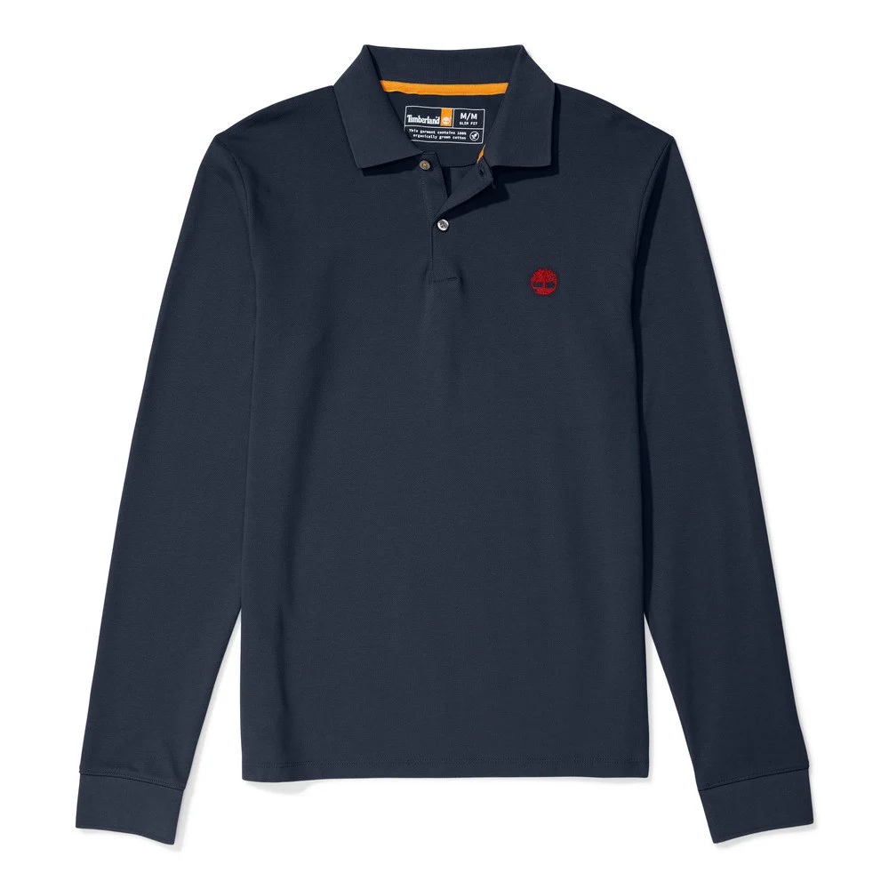 Timberland TB0A5UD Biologisch Polo Lange Mouwen – Donkere saffier