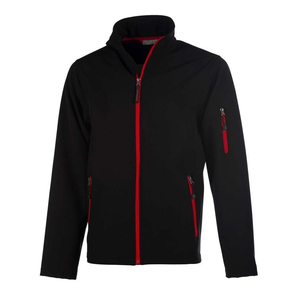 Pen Duick PK768 Atlantic Softshell Jas Heren – Black/Red