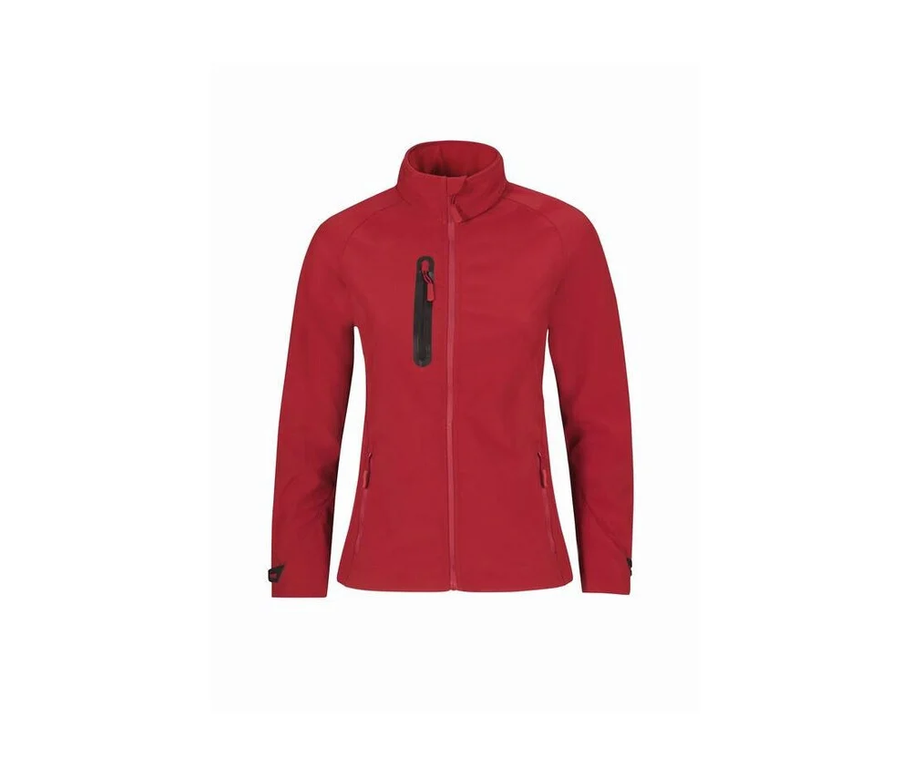 B&C BC664 Softshell Jas Dames – Deep Red