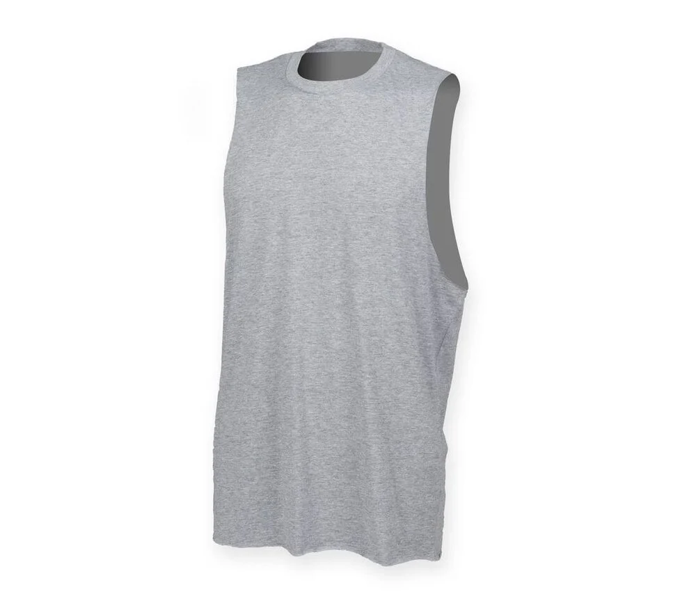 SF Men SF232 High Neck Tanktop Heren – Heather Grey