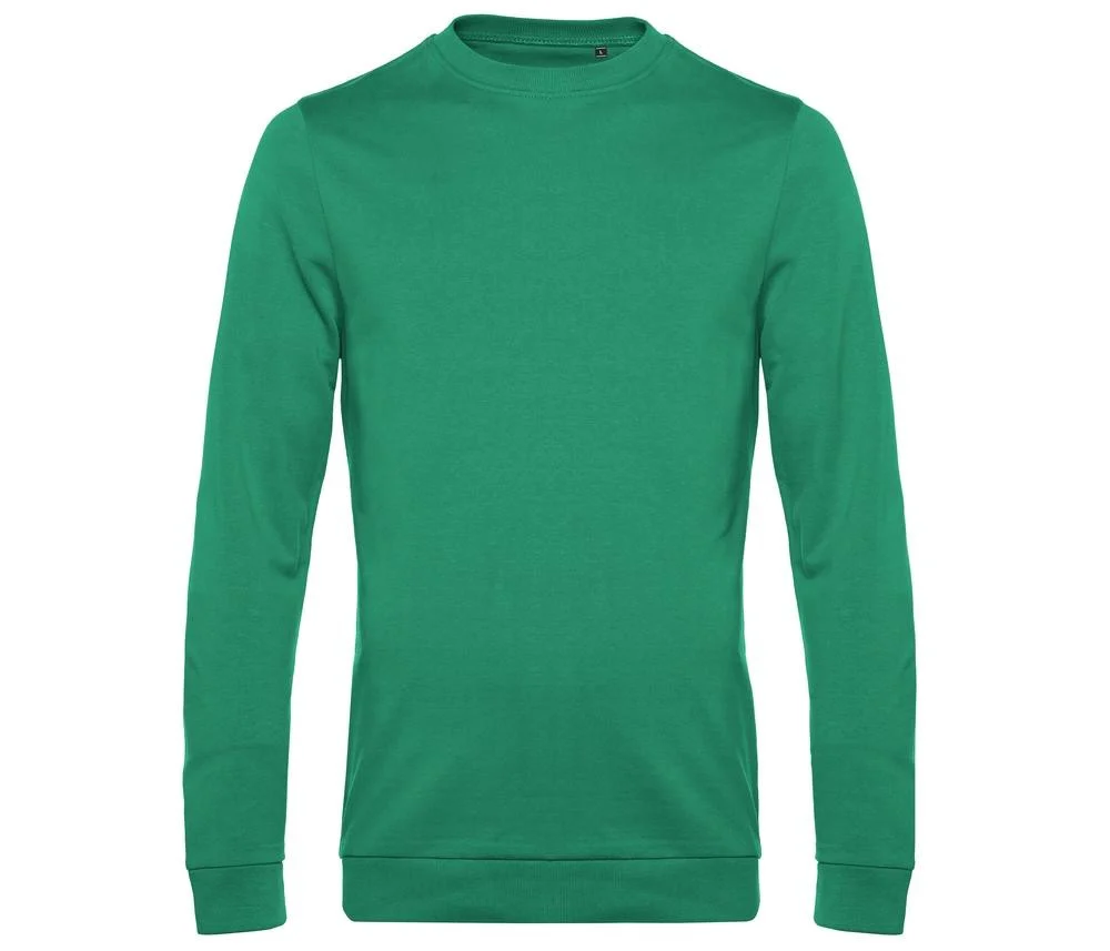B&C BCU01W Sweater – Kelly Green