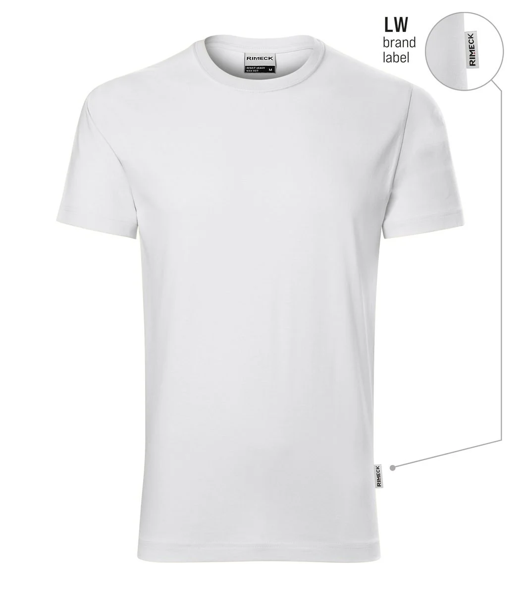 Rimeck R03 Resist Heavy T-shirt Heren – wit 00 (merklabel)