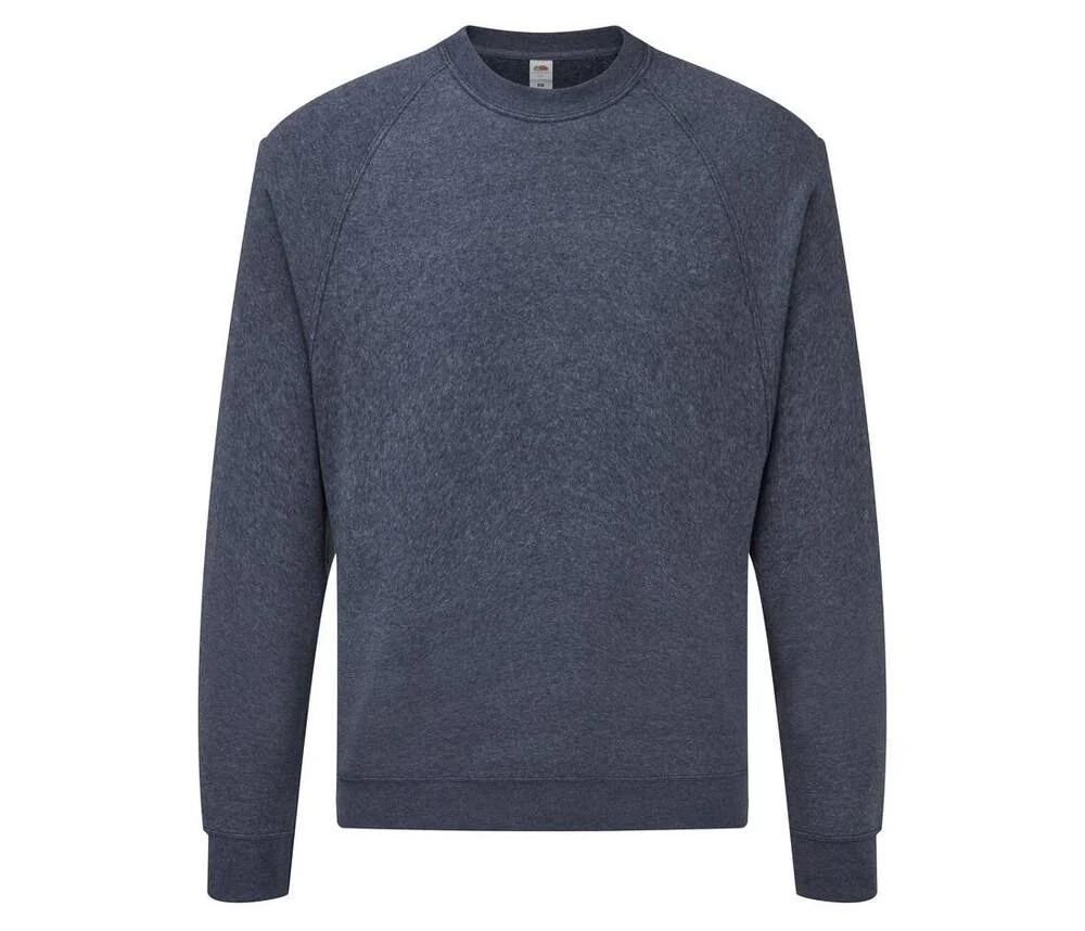 Fruit of the Loom SC260 Raglan Sweater – Vintage Heather Navy
