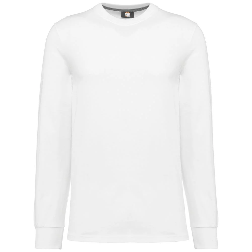 WK. Designed To Work WK303 T-shirt Lange Mouwen – Wit