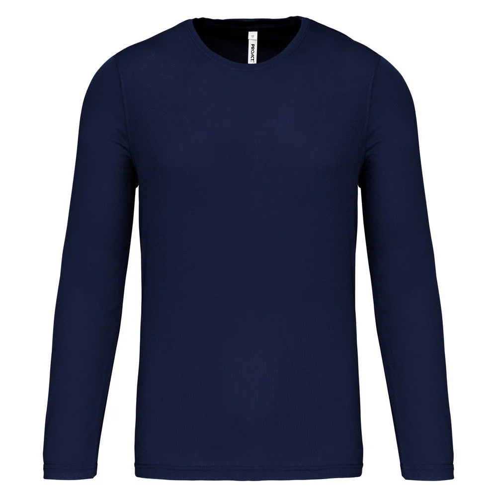 Proact PA443 Sport T-shirt Lange Mouwen Heren – Marineblauw