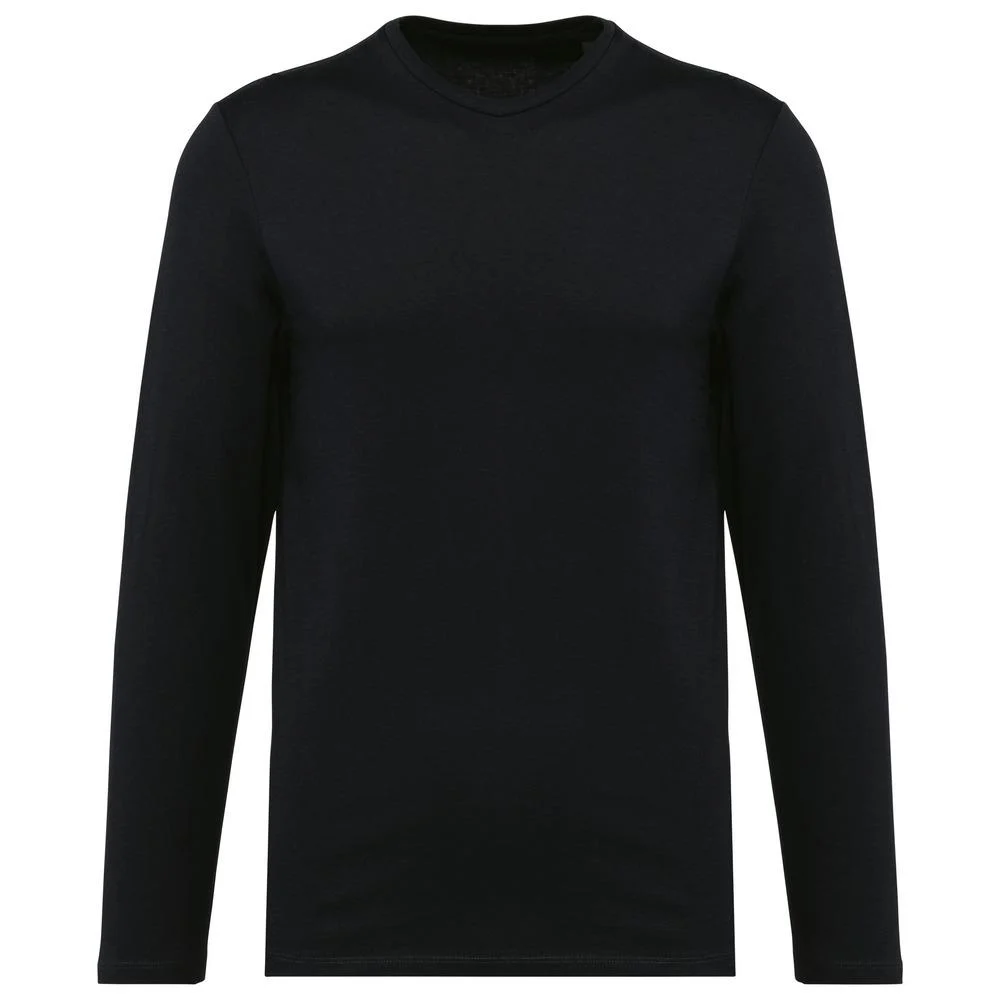 Kariban PK302 T-shirt Lange Mouwen Heren – Zwart