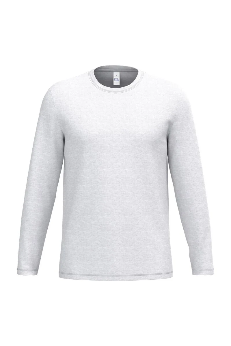 iDeal Basic Brand IB323 T-shirt Lange Mouwen – Ideal Ash Heather