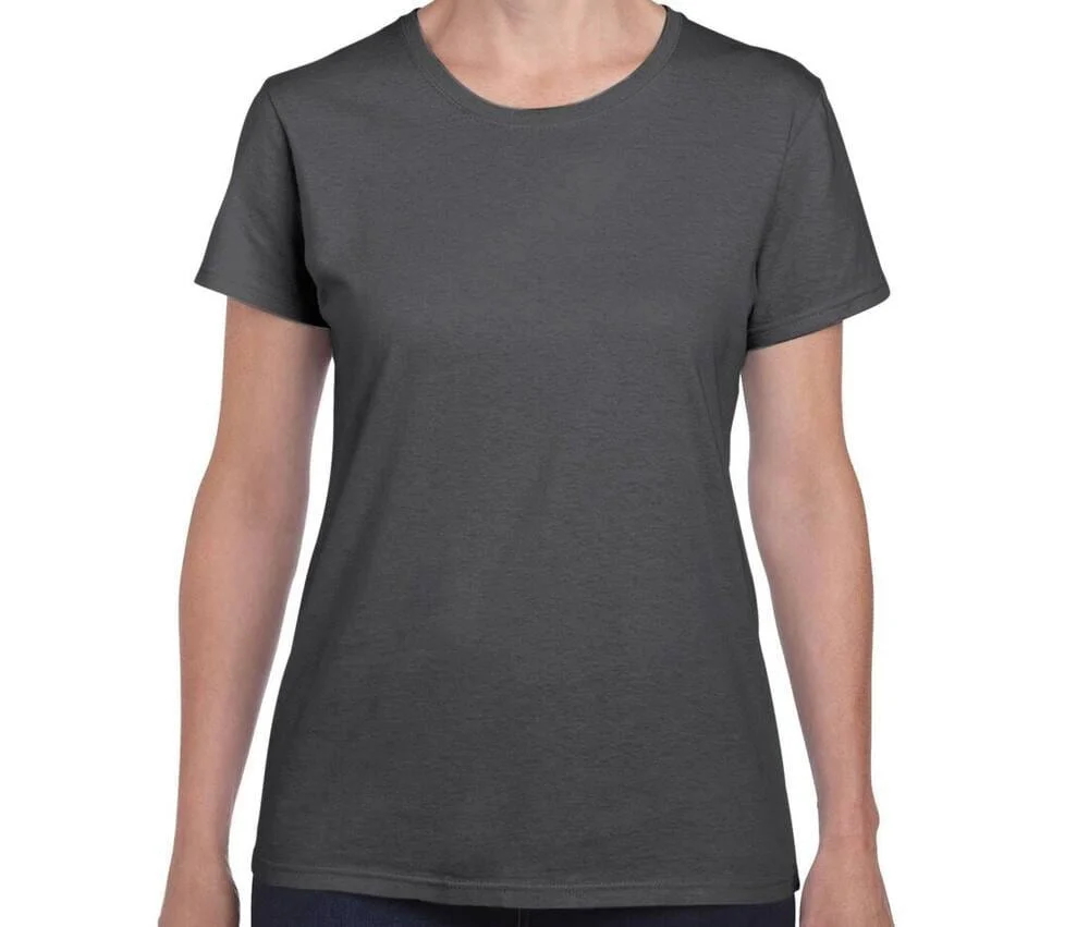 Gildan GN182 T-shirt Dames 180 – Dark Heather
