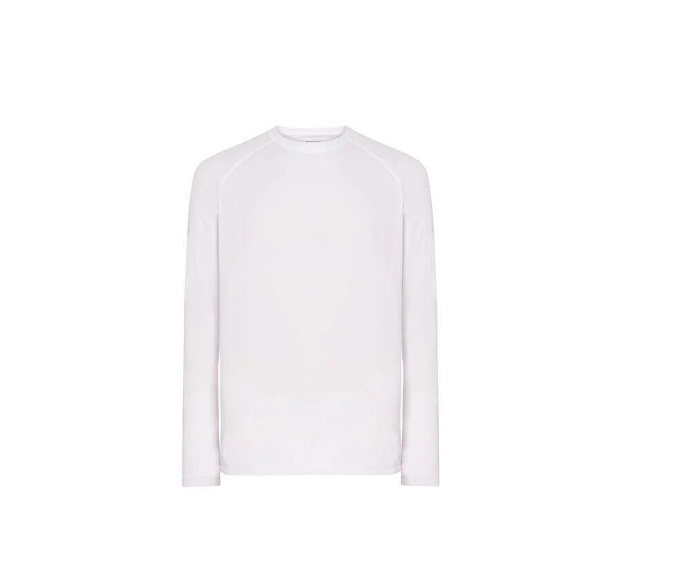 JHK JK910 Sportshirt Lange Mouwen Heren – White