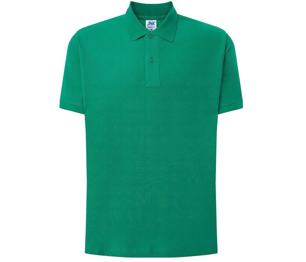 JHK JK210 210 Polo Heren – Kelly Green