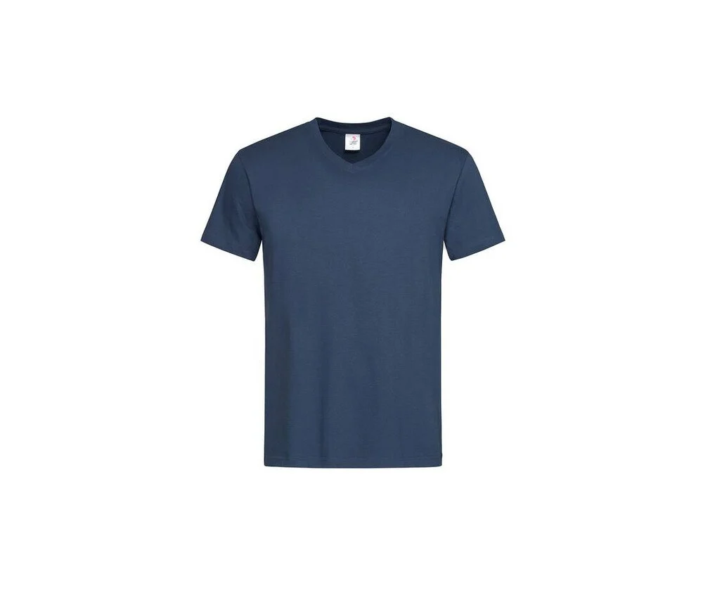 Stedman ST2300 T-shirt V-hals Heren – Marineblauw