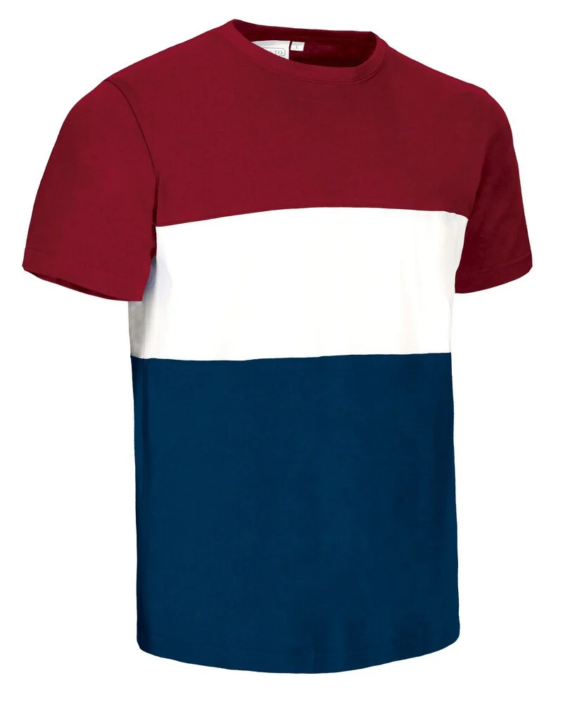 Valento CAVAVAR Varsity T-shirt – lotto red-white-orion navy blue